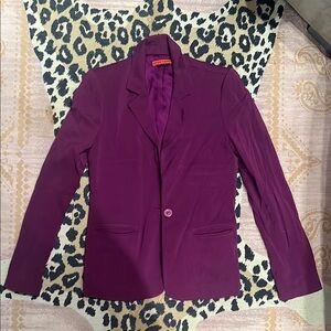 Alice + Olivia purple blazer S